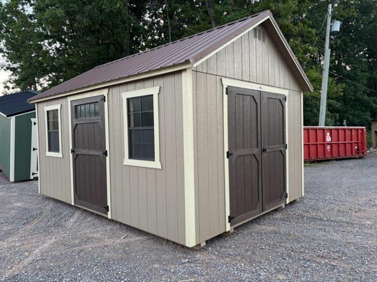 12×16 Utility Shed – Buckskin